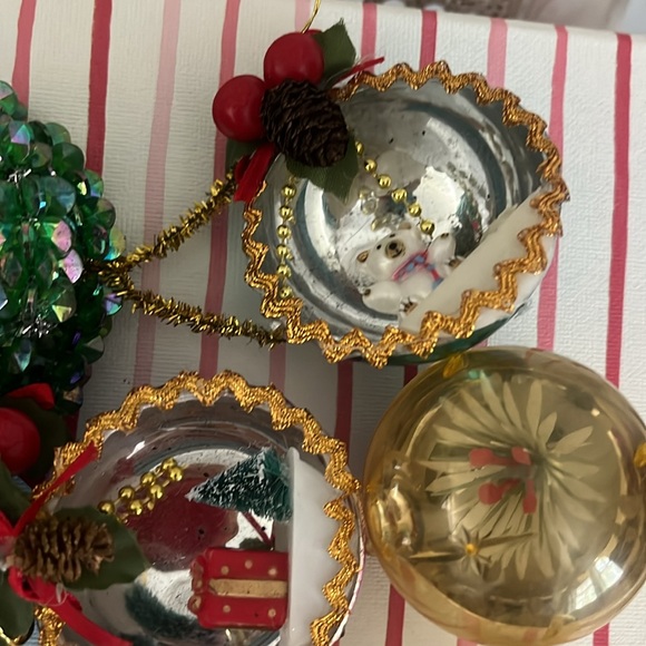 •VINTAGE MIDCENTURY CHRISTMAS ORNAMENT LOT•⬇️FINAL PRICE⬇️🍒AS IS🍒 - Picture 4 of 6
